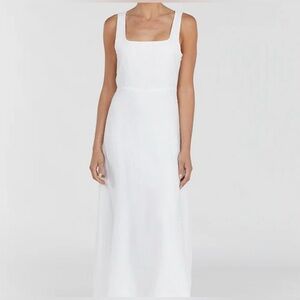 Dissh Shannon Linen Midi Dress.